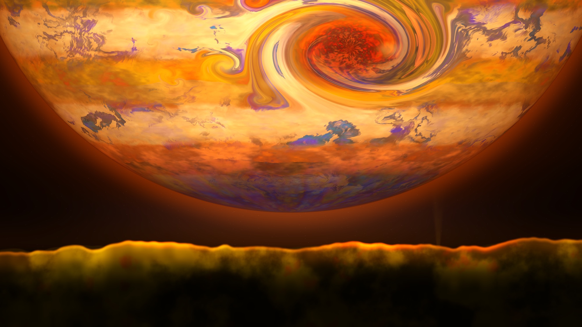 Gas Giant — Generative Shader
