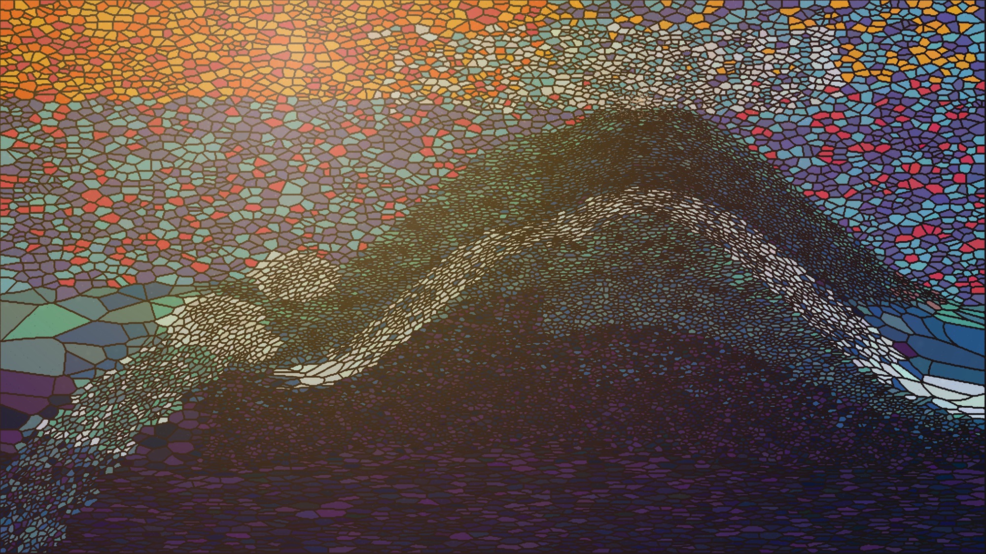 The Great Wave — Voronoi